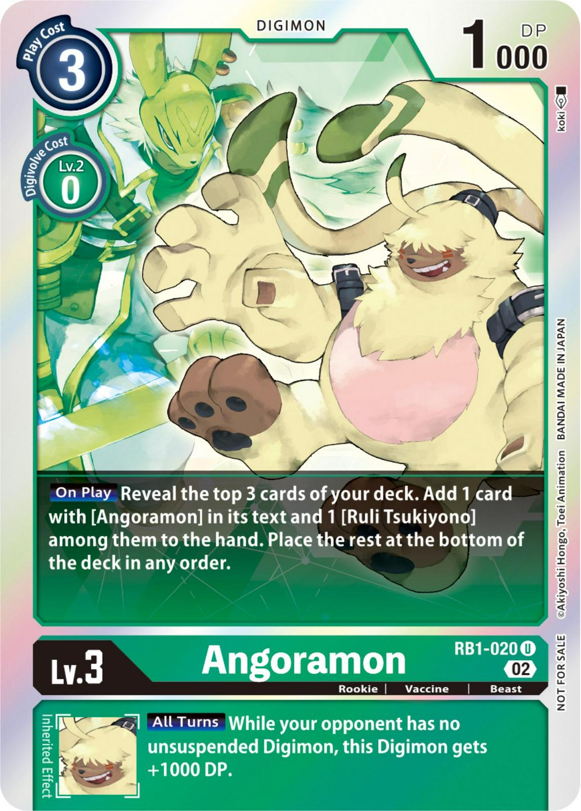 Angoramon [Resurgence Booster Box Promotion Pack Foil] #RB1-020