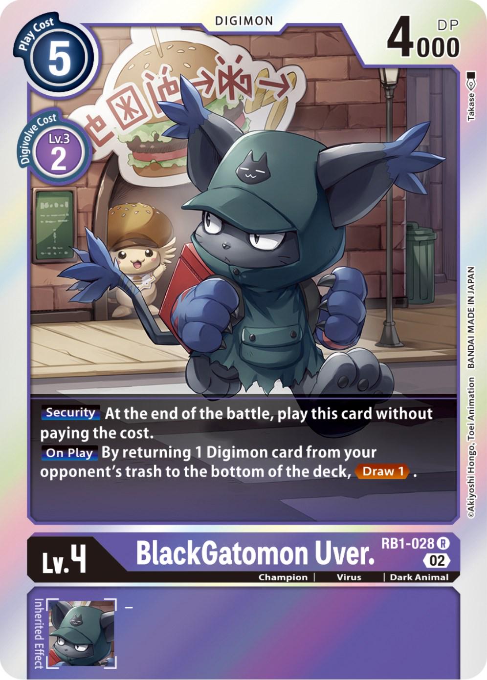 BlackGatomon Uver. [Foil] #RB1-028