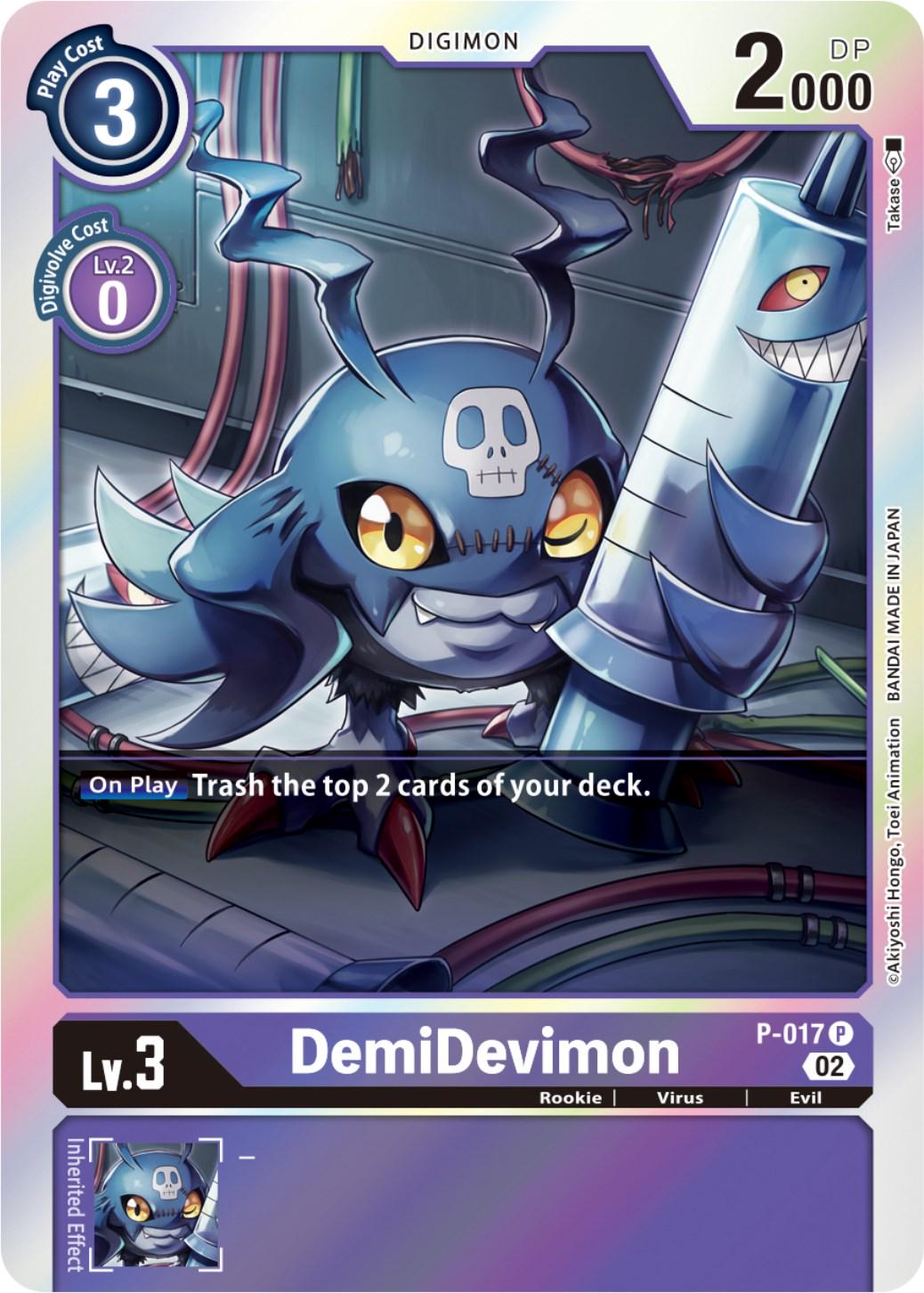 DemiDevimonP-017 [Reprint Foil] #P-017 P
