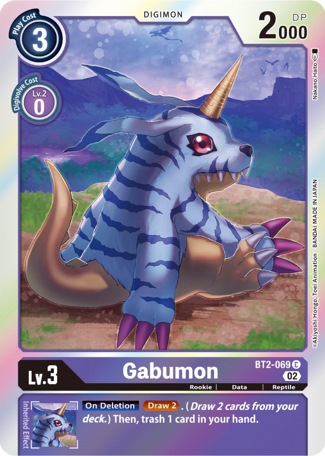 Gabumon [Reprint Foil] #BT2-069