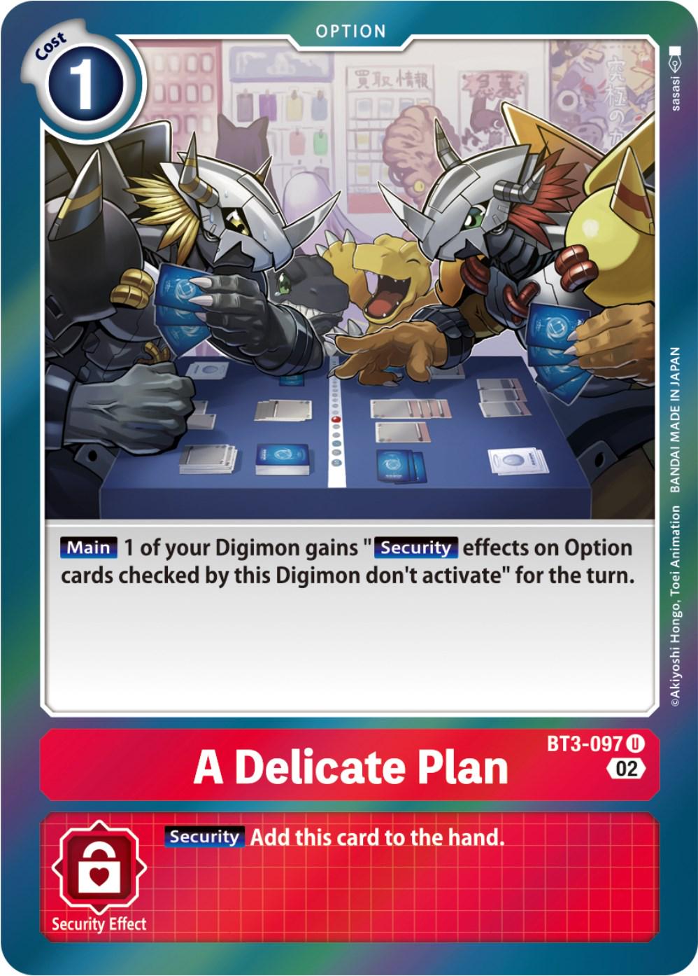 A Delicate Plan [Reprint Foil] #BT3-097