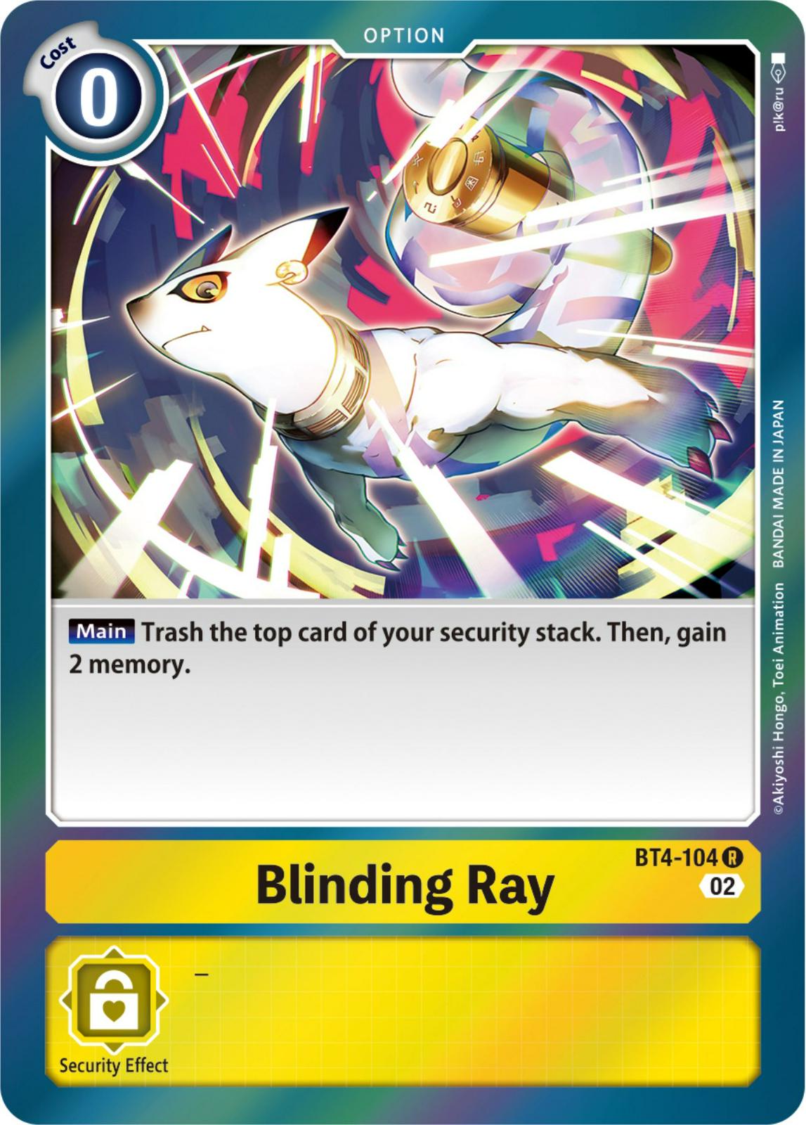 Blinding Ray [Reprint Foil] #BT4-104