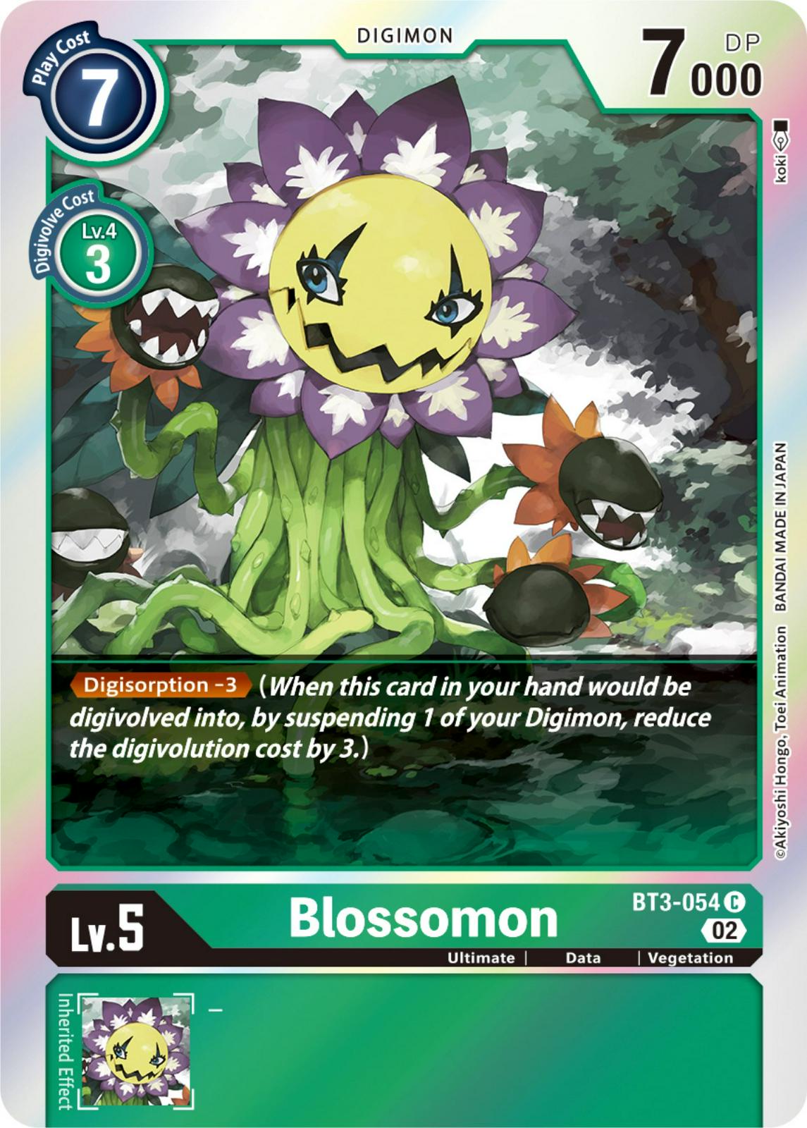 Blossomon [Reprint Foil] #BT3-054