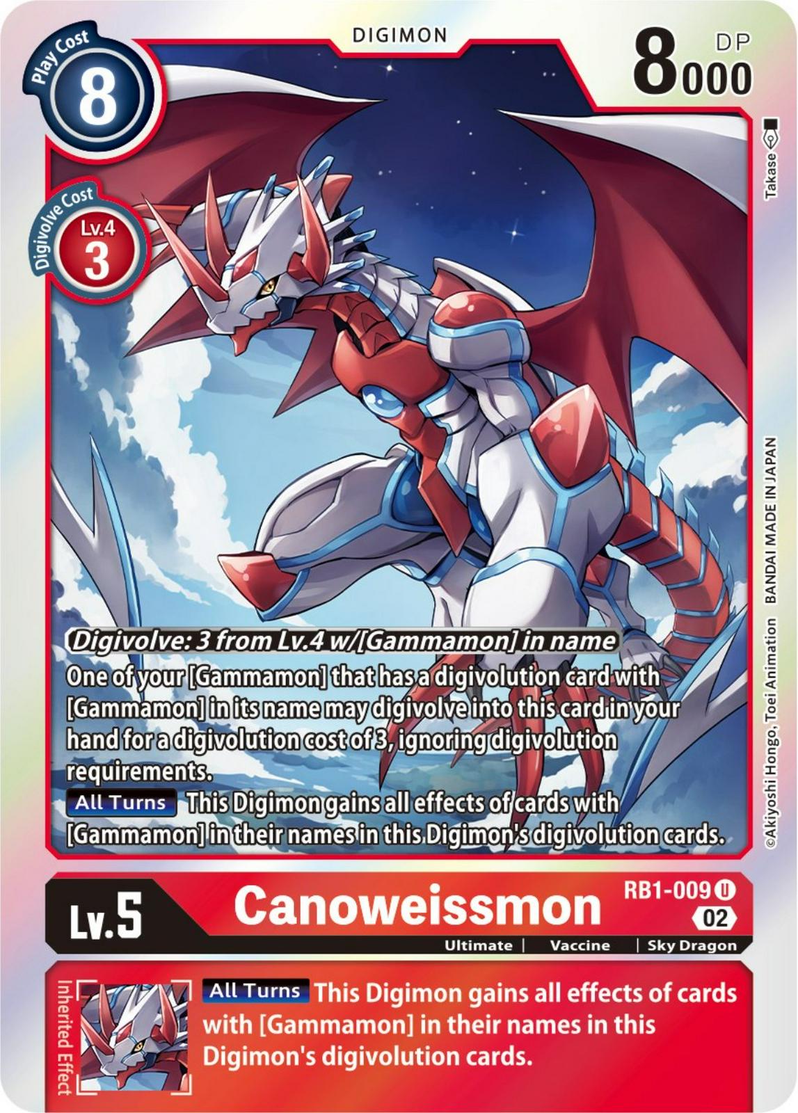 Canoweissmon [Foil] #RB1-009