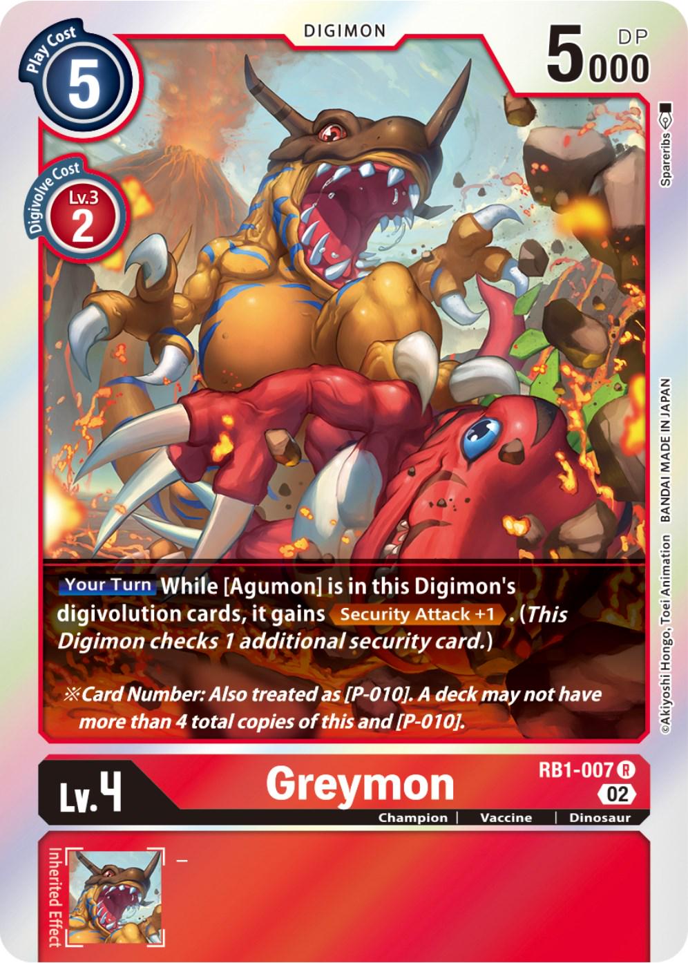Greymon [Foil] #RB1-007