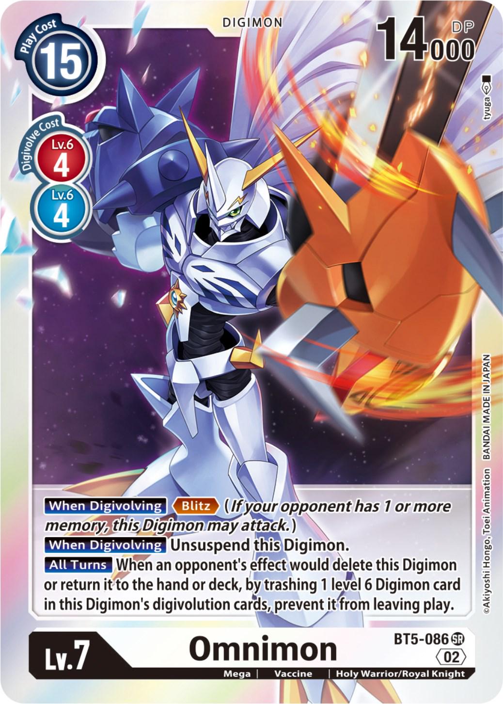 Omnimon [Reprint Foil] #BT5-086