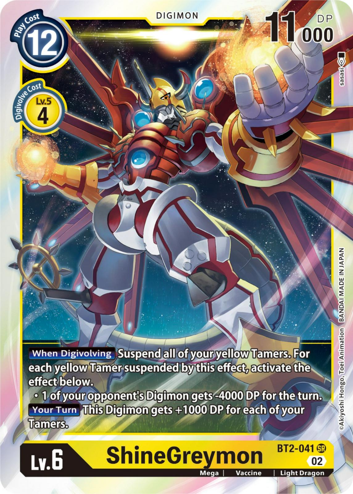 ShineGreymon [Reprint Foil] #BT2-041