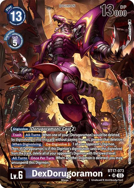 DexDorugoramon [Alternate Art Foil] #BT17-073