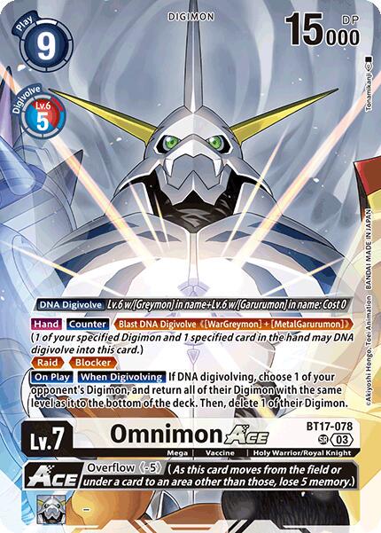 Omnimon ACE [Omnimon Binder Set Foil] #BT17-078