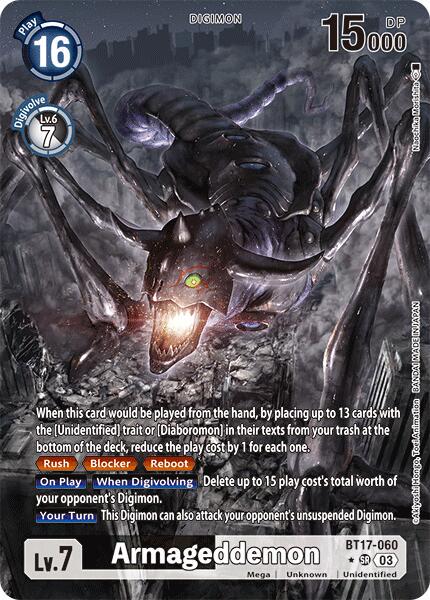 Armageddemon [Alternate Art Foil] #BT17-060