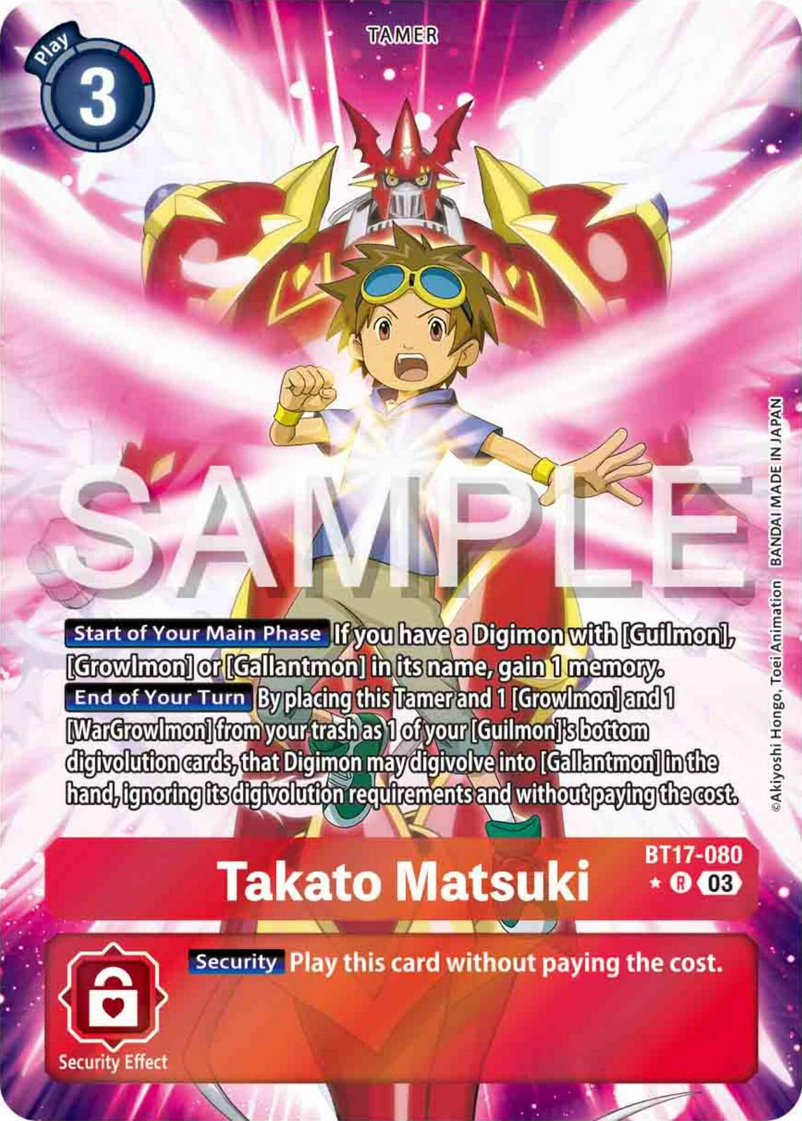 Takato Matsuki [Alternate Art Foil] #BT17-080