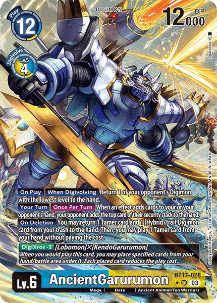 AncientGarurumon [Alternate Art Foil] #BT17-028