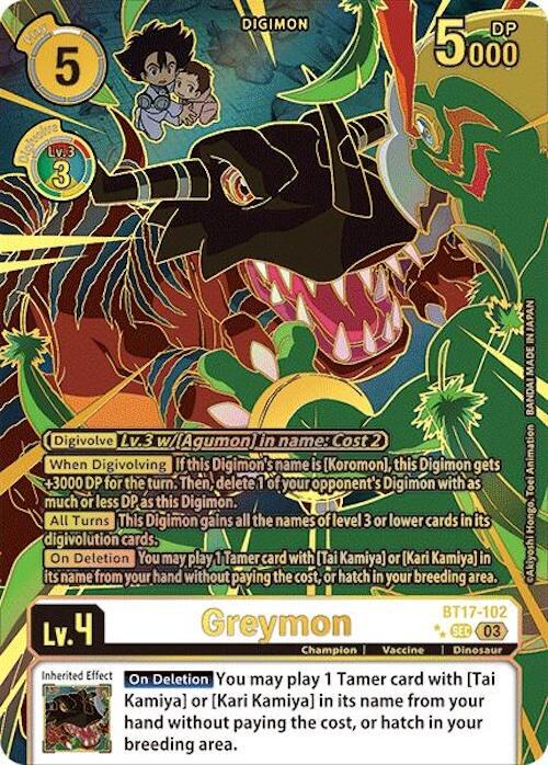 Greymon [Left Foil] #BT17-102