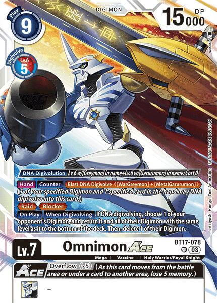 Omnimon ACE [Foil] #BT17-078