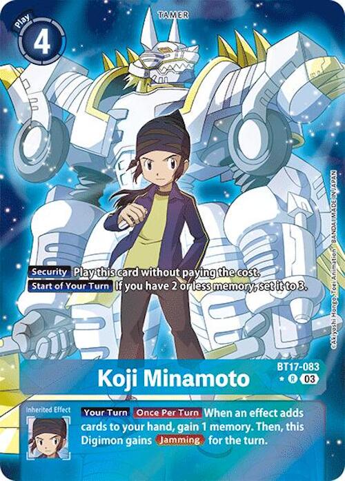 Koji Minamoto [Alternate Art Foil] #BT17-083