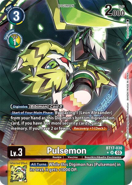 Pulsemon [Alternate Art Foil] #BT17-030