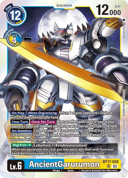AncientGarurumon [Foil] #BT17-028