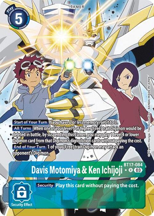 Davis Motomiya & Ken Ichijoji [Alternate Art Foil] #BT17-084