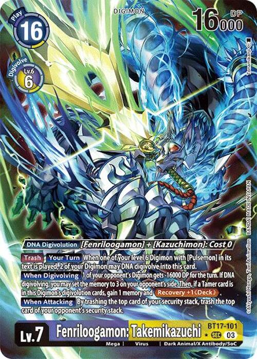 Fenriloogamon: Takemikazuchi [Alternate Art Foil] #BT17-101