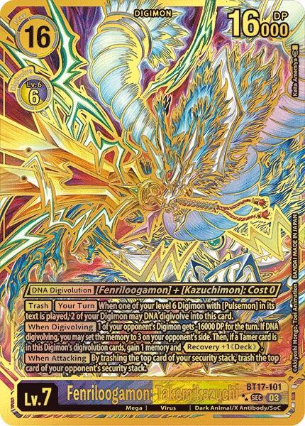 Fenriloogamon: Takemikazuchi [Textured Foil] #BT17-101