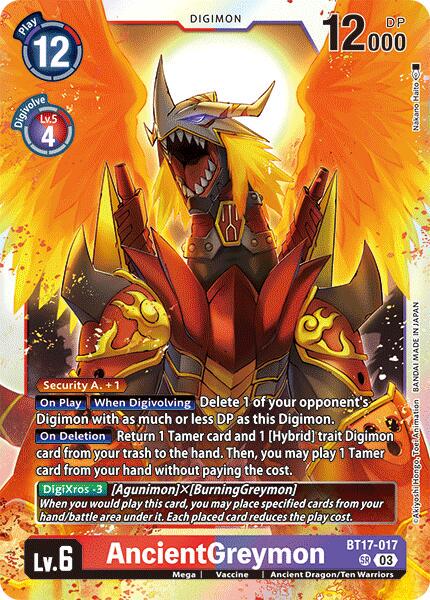 AncientGreymon [Foil] #BT17-017