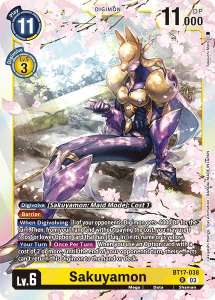Sakuyamon [Foil] #BT17-038