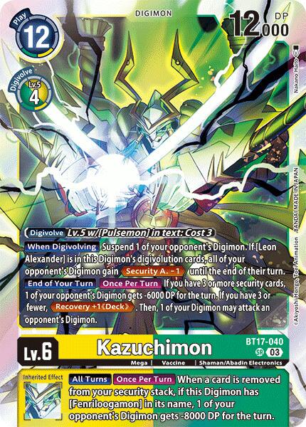Kazuchimon [Foil] #BT17-040