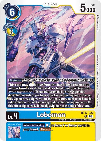 Lobomon #BT17-022