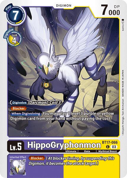 HippoGryphonmon #BT17-066