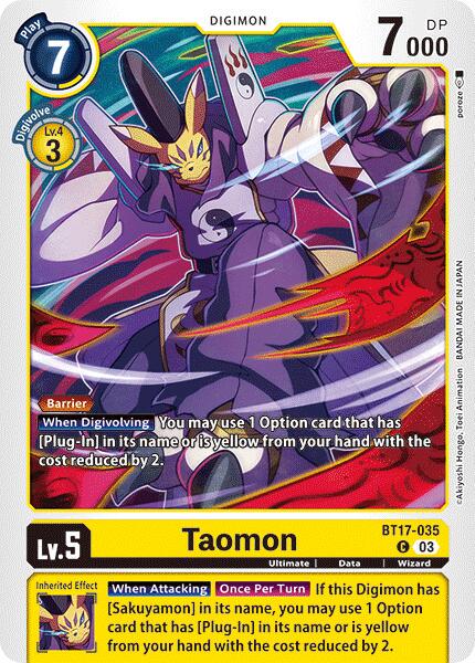 Taomon #BT17-035