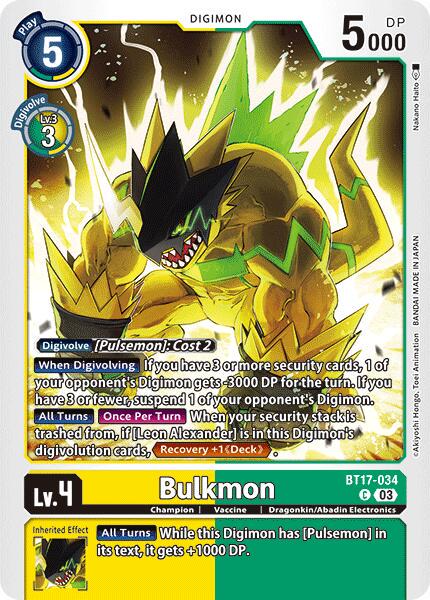 Bulkmon #BT17-034
