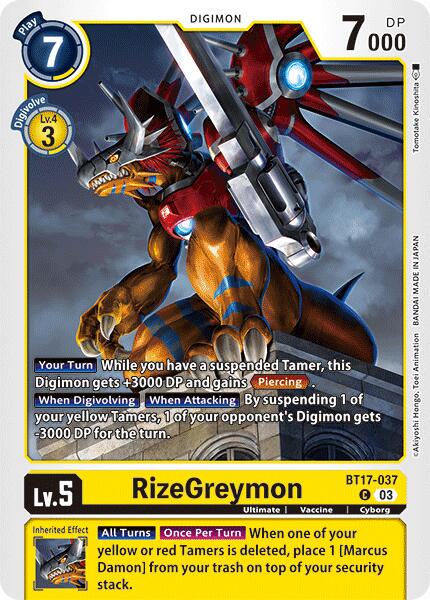 RizeGreymon #BT17-037