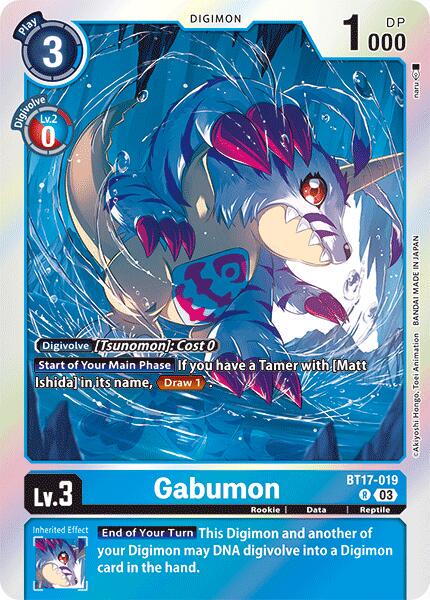 Gabumon [Foil] #BT17-019