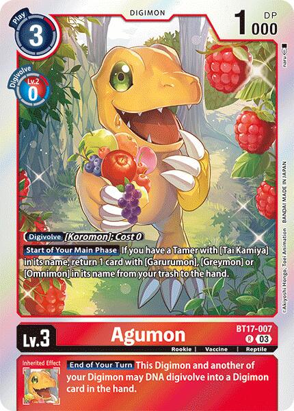 Agumon [Foil] #BT17-007