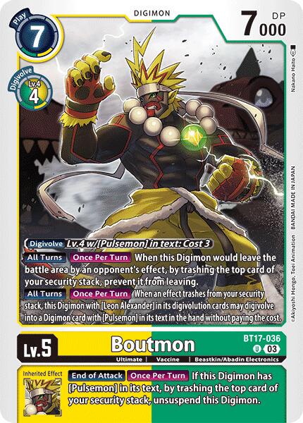 Boutmon #BT17-036
