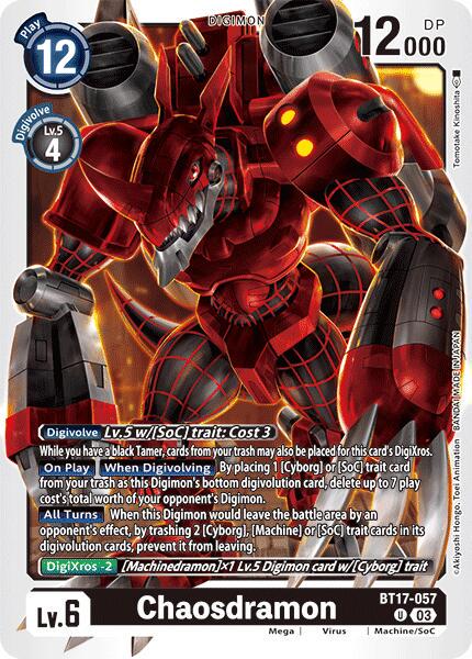 Chaosdramon #BT17-057