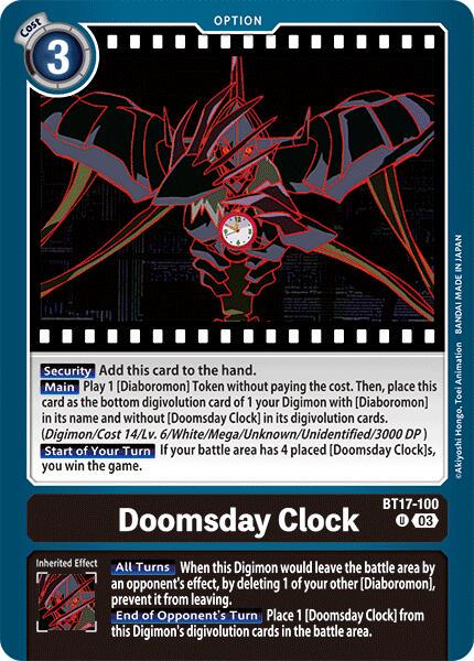 Doomsday Clock #BT17-100