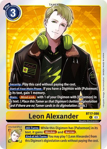 Leon Alexander [Foil] #BT17-086