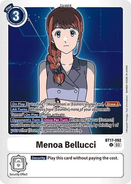 Menoa Bellucci #BT17-092