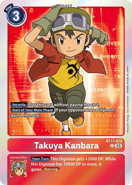 Takuya Kanbara [Foil] #BT17-079