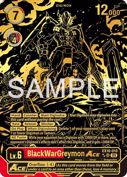 BlackWarGreymon ACE [Rare Pull Foil] #EX10-010