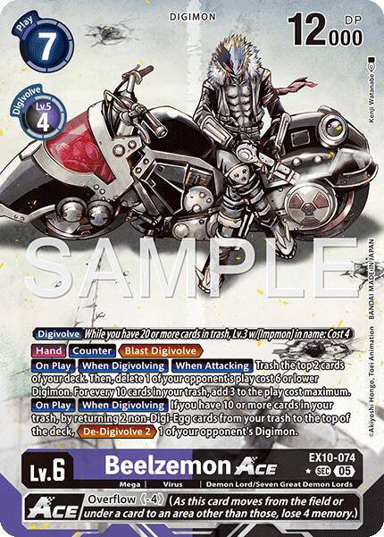 Beelzemon ACE [Alternate Art Foil] #EX10-074