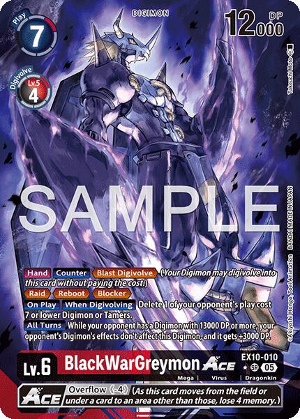 BlackWarGreymon ACE [Alternate Art Foil] #EX10-010