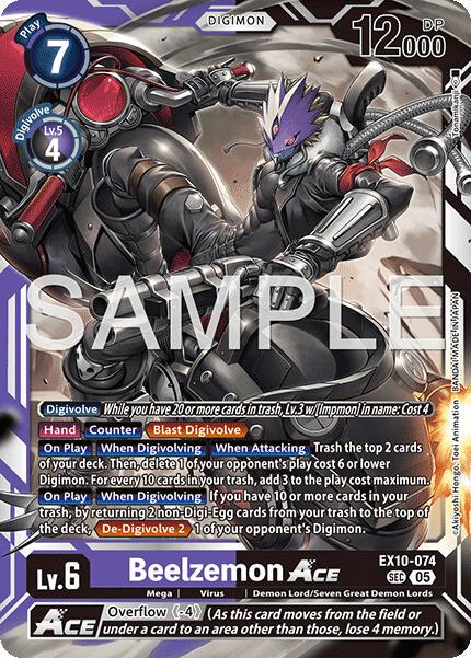 Beelzemon ACE [Foil] #EX10-074