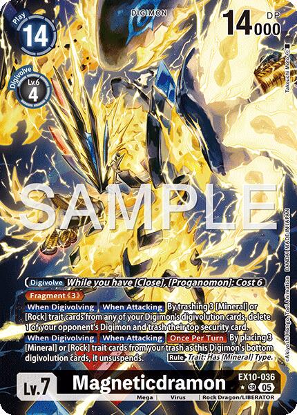 Magneticdramon [Alternate Art Foil] #EX10-036