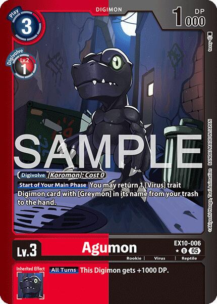 Agumon [Limited Foil] #EX10-006