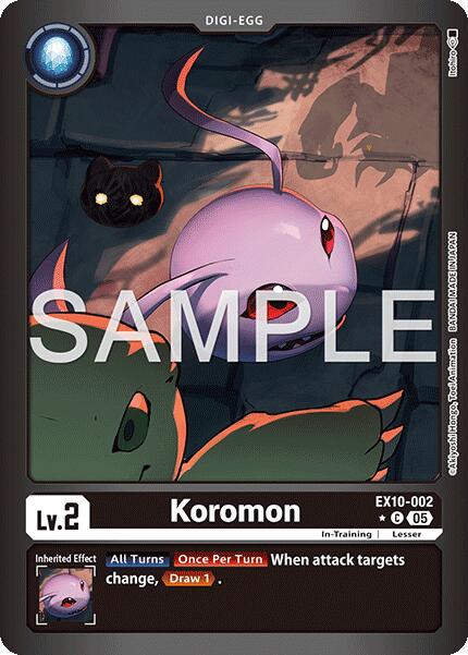 Koromon [Limited Foil] #EX10-002