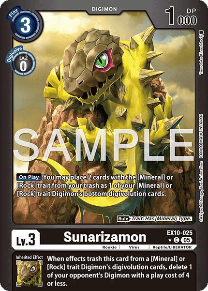 Sunarizamon [Limited Foil] #EX10-025