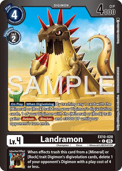 Landramon [Limited Foil] #EX10-028