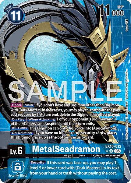 MetalSeadramon [Alternate Art Foil] #EX10-012